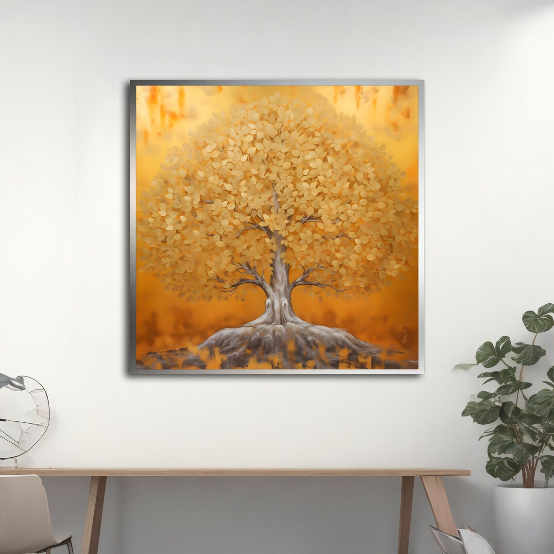 Tree Painting Modern Decor Ideas For Your Home And Office Natural And Vibrant Home Wall Decor