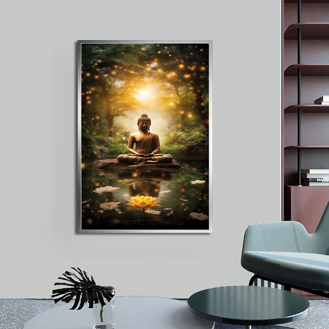 Buddha Meditation, Modern Home And Office Decor - Image 5