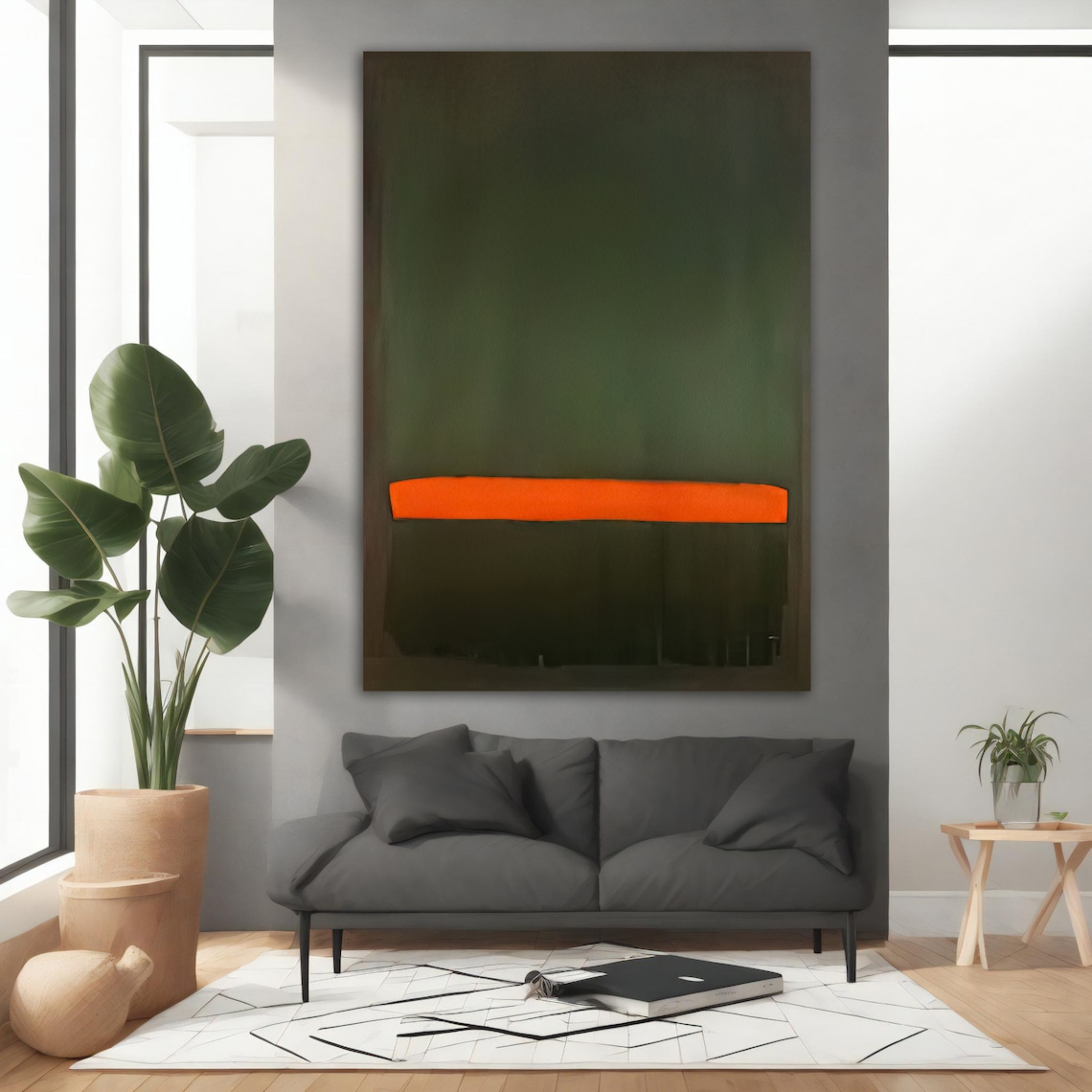 Mark Rothko-Inspired Color Mix Wall Art Print - Image 2