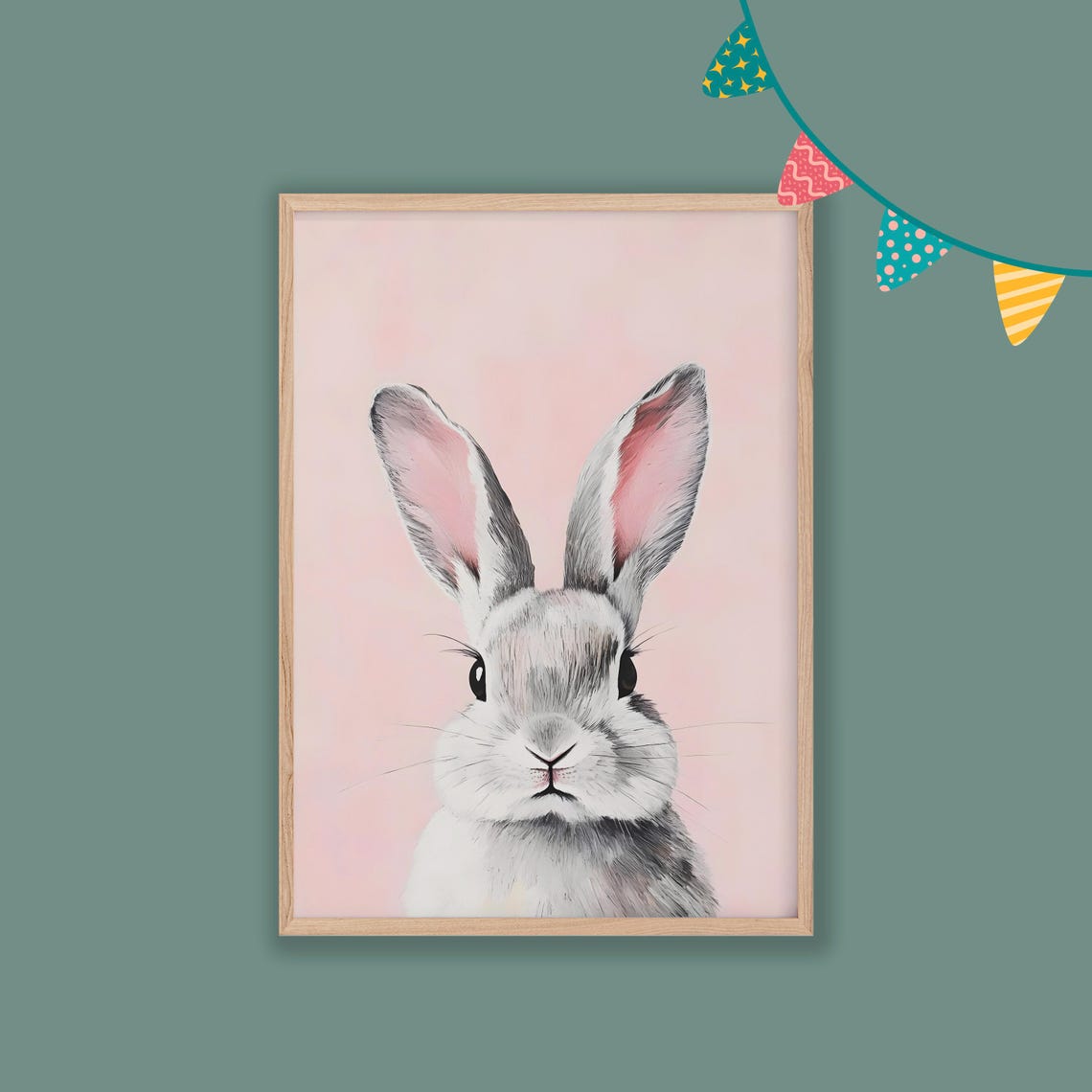 Nursery Decor Baby Room Wall Art Nursery Decor Prints Animal Boho Kids Room Decor Instant Playroom Print - Image 2