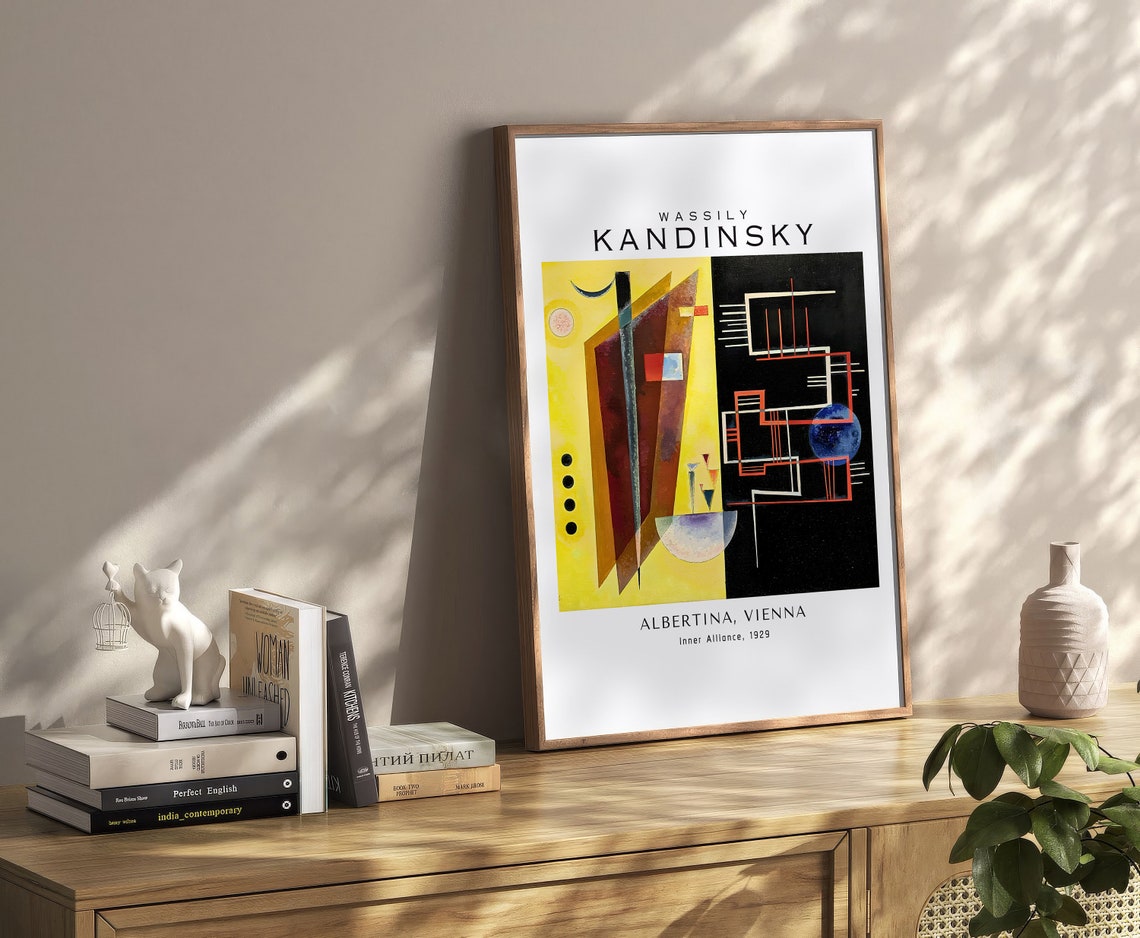 Wassily Kandinsky Inner Alliance 1929 Bauhaus Abstract Art Poster - Image 3