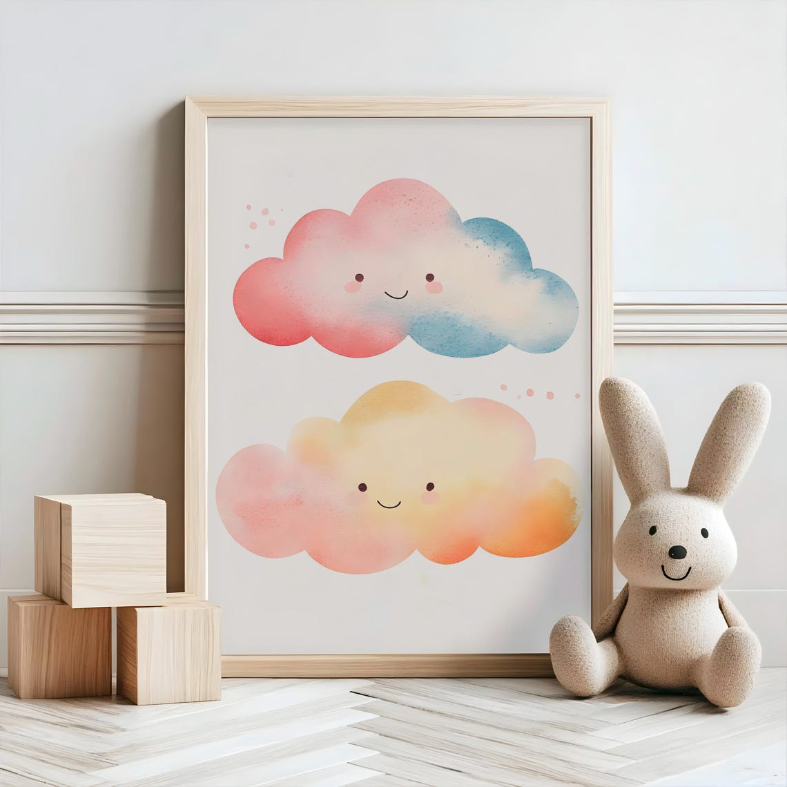 Nursery Decor Baby Room Wall Art Nursery Decor Prints Animal Boho Kids Room Decor Instant Playroom Print
