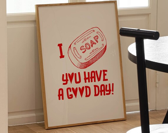 Motivational Wall Art Typography Print Funny Bathroom Decor Bathroom Art Funny Prints Wall Art Trendy Art Bathroom Prints Vintage Decor