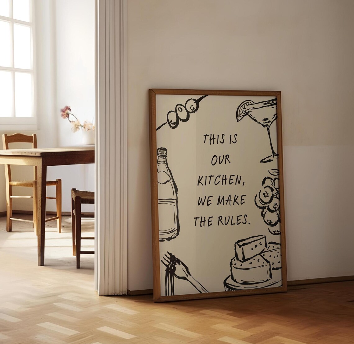 Our Kitchen We Make The Rules Kitchen Decor - Image 2