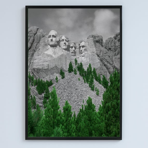 Mount Rushmore Coloraccent Landscape Artistic Monument Photography Downloads Art