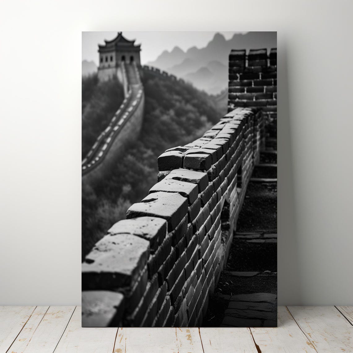 Great Wall Of China Print, Realist Art