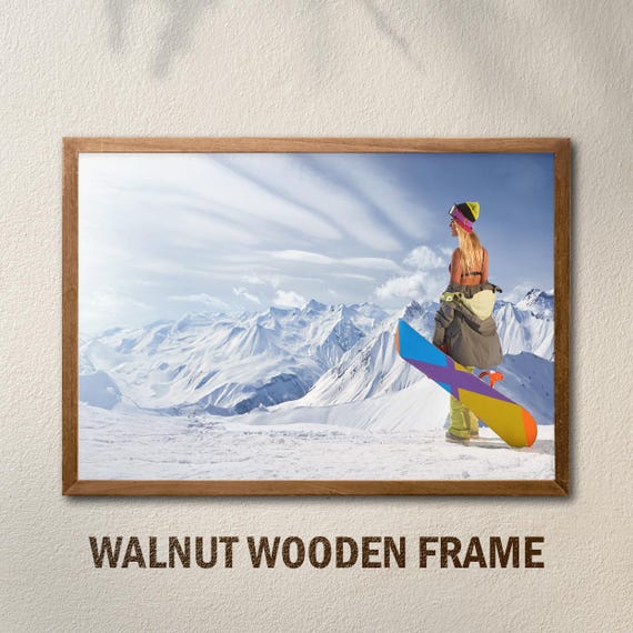 Vintage Apres Ski Photo Print Lodge Wall Decor Summer Spring Skiing
