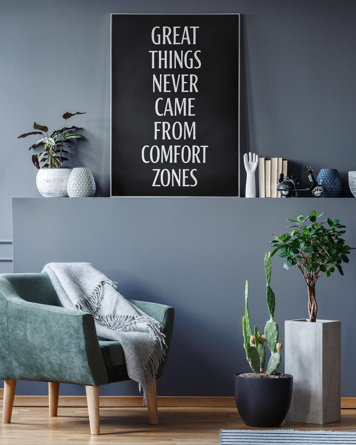 Motivational Chalkboard - Modern Travel Poster - Image 3