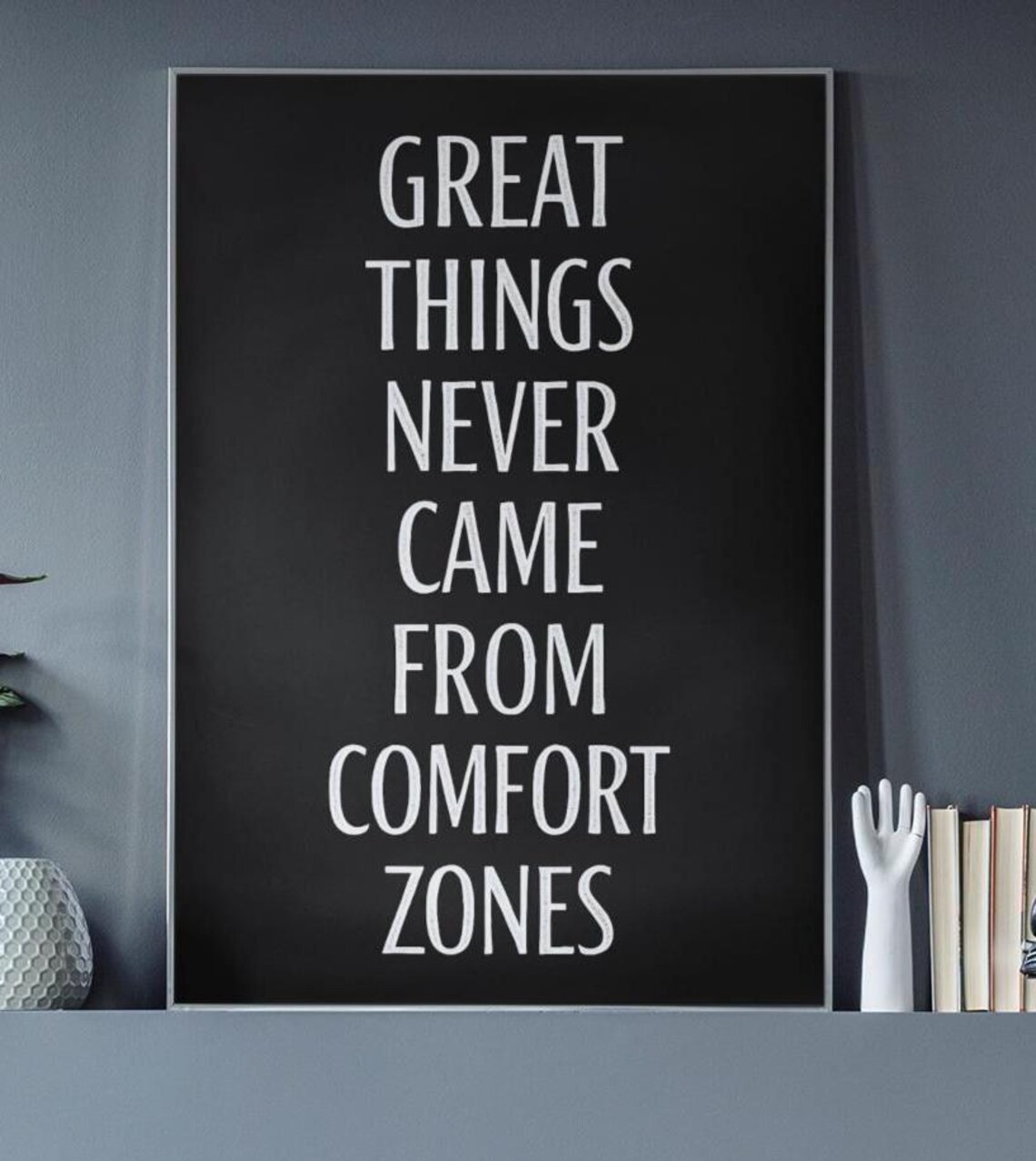 Motivational Chalkboard - Modern Travel Poster