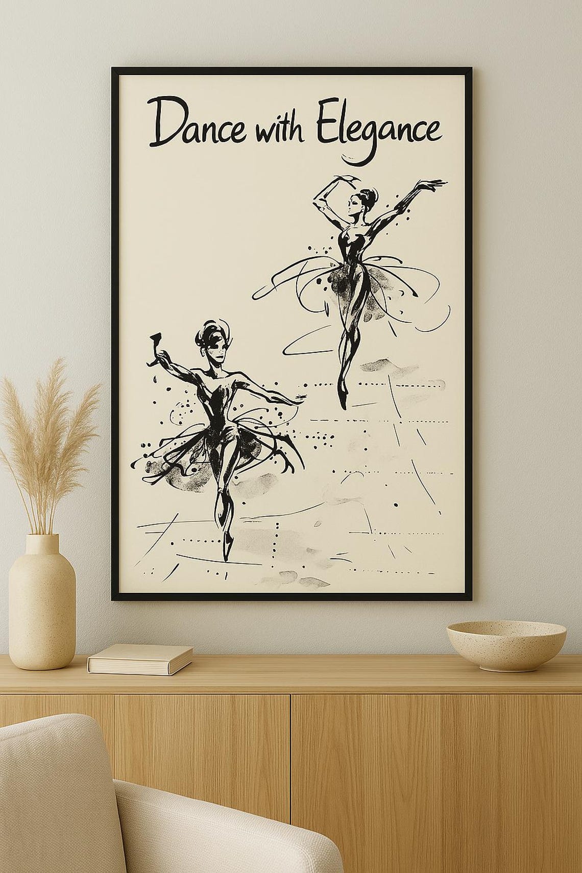 Ballet Art Poster, Dance With Elegance - Image 3