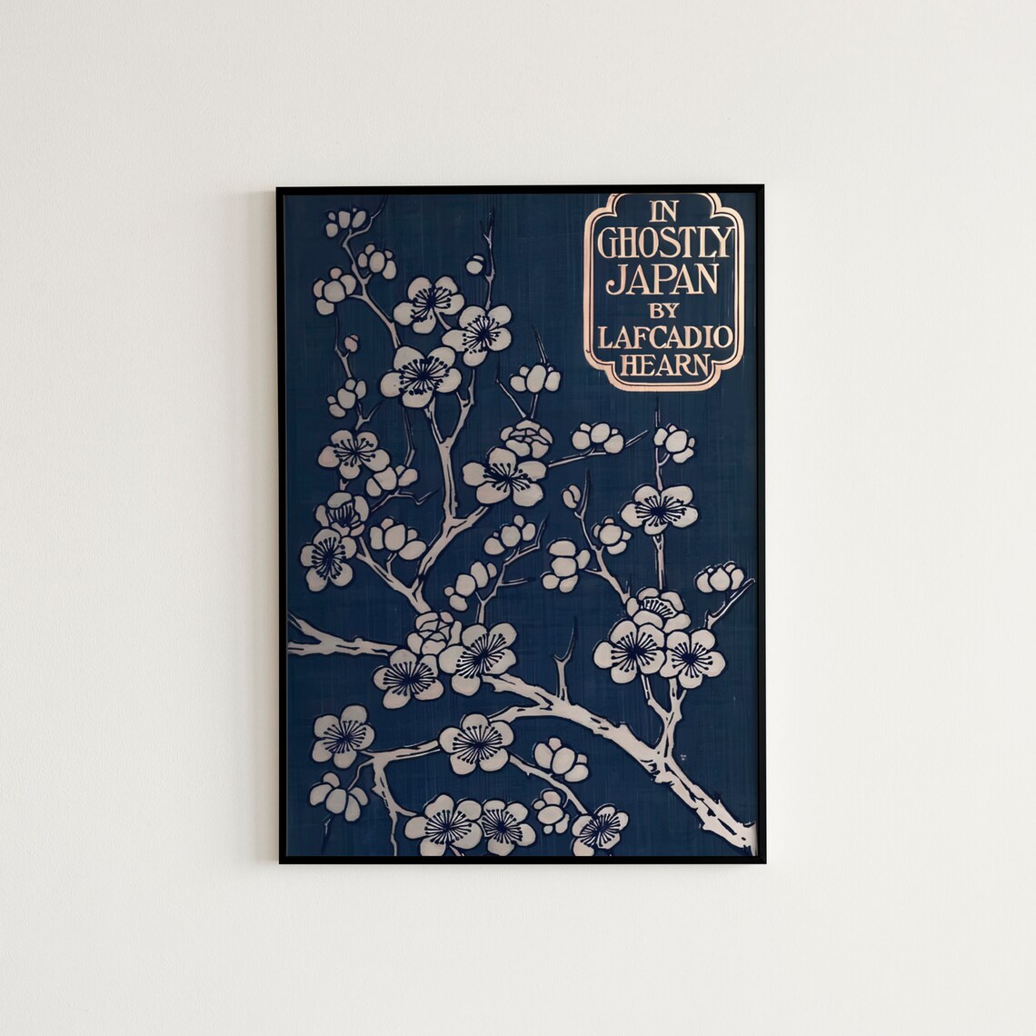 Ghostly Japan Vintage Book Cover, Art Nouveau Poster - Image 2