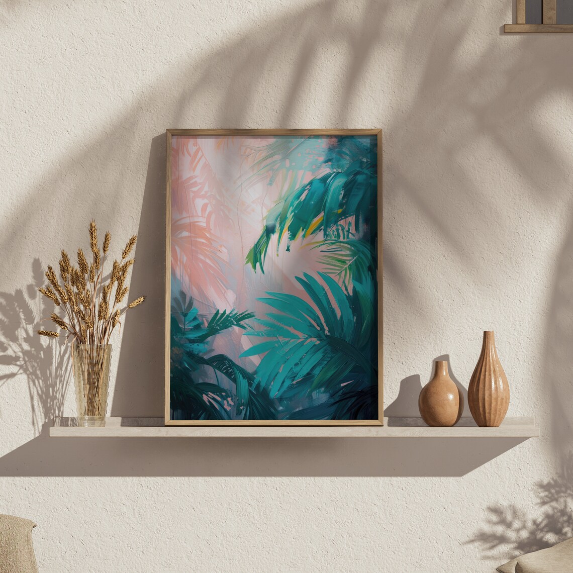 Preppy Palm Tree Trendy Botanical Art Print - Image 6