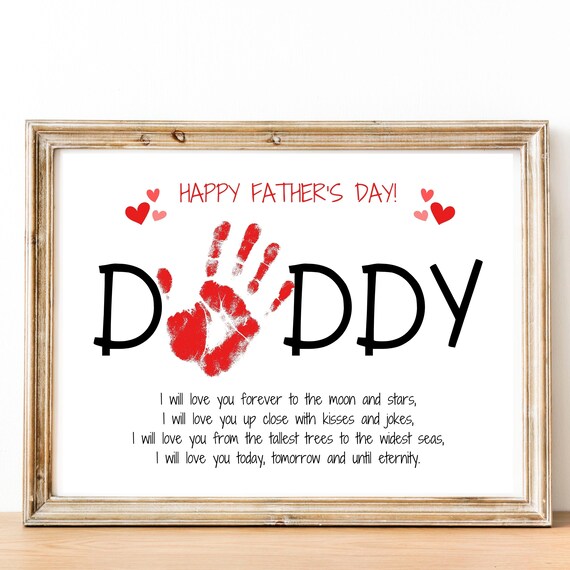 Father's Day Poem For Dad, Preschool Craft Activity