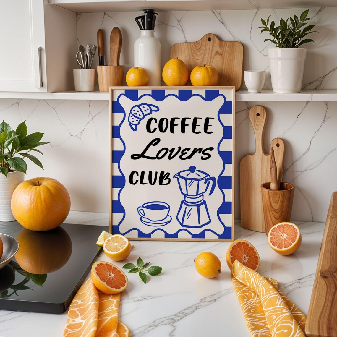 Coffee Wall Art, Diner Style Vintage Kitchen Decor - Image 2