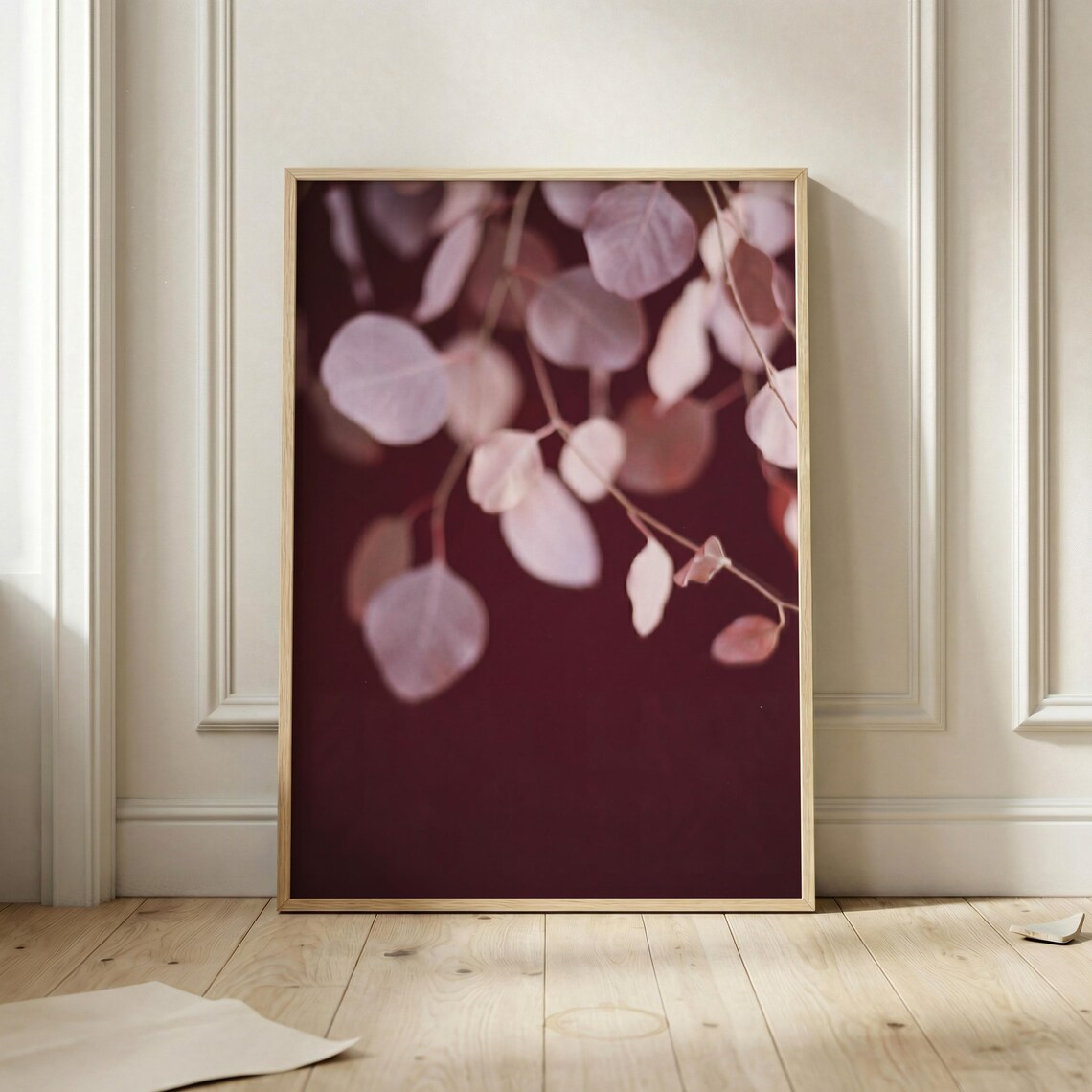 Eucalyptus Botanical Photography Poster, Minimalist Decor