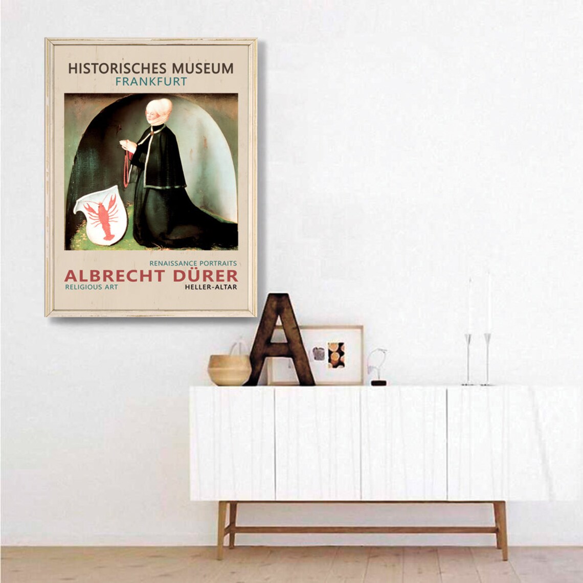 Albrecht Durer Heller Altar Female Donor Portrait Poster Renaissance Museum Art - Image 2