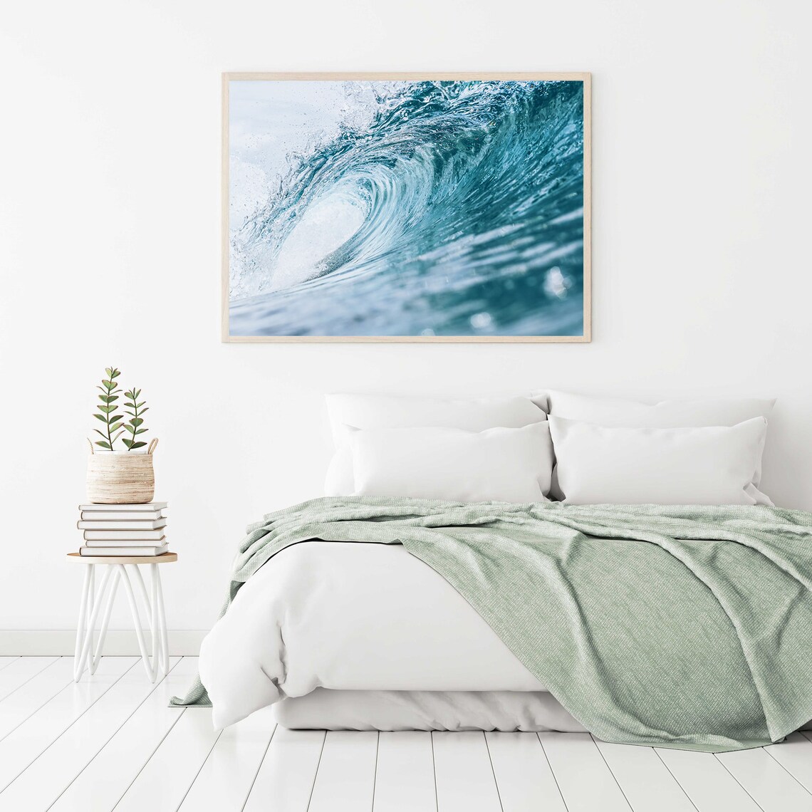 Ocean Wave Surf Photography Coastal Wall Art Print - Image 3
