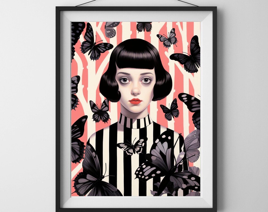 Wings And Things No15 Unique Canvas Art Print