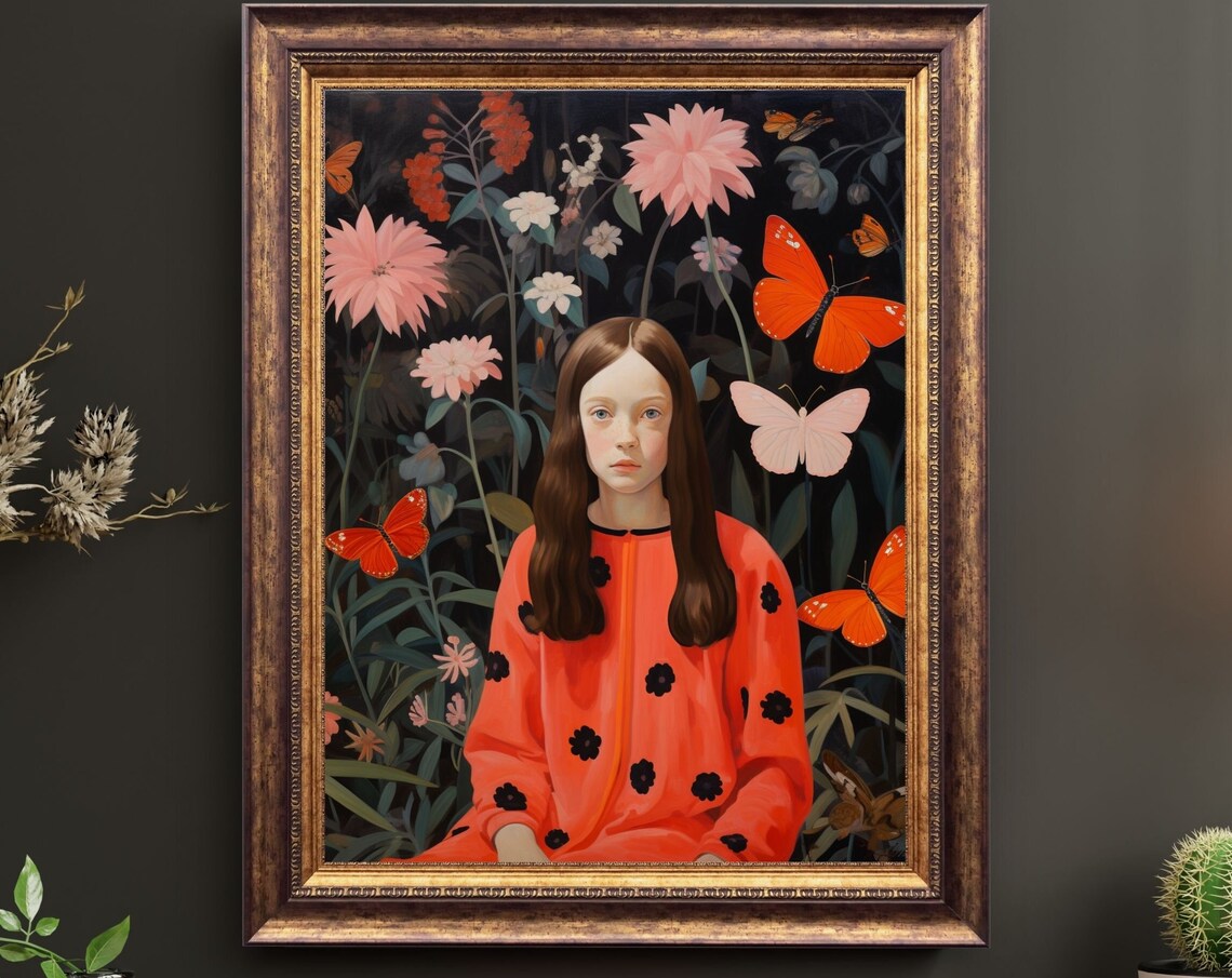 Wings And Things No29 Unique Canvas Art Print