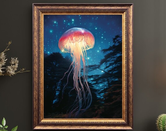 Jelly Glow No 2 Unique Canvas Art Print