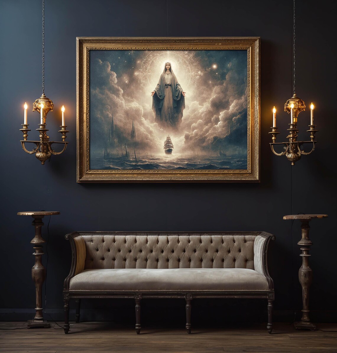 Star of the Sea Stella Maris Catholic Art Print - Image 4