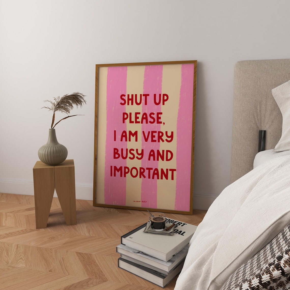 Busy Broadway Quote Poster, Sweary Funny Decor