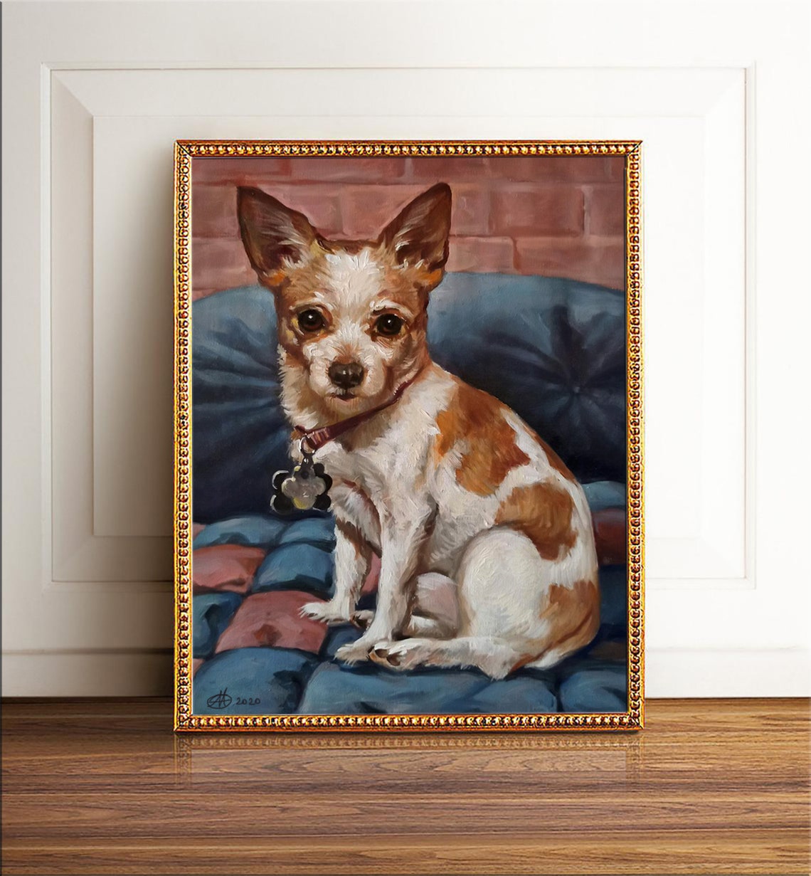 Portrait Of A Dog Portrait Of A Pet Personal Portrait Of A Dog Portrait Oil On Portrait Of A Handmade Pet Portrait As A Gift