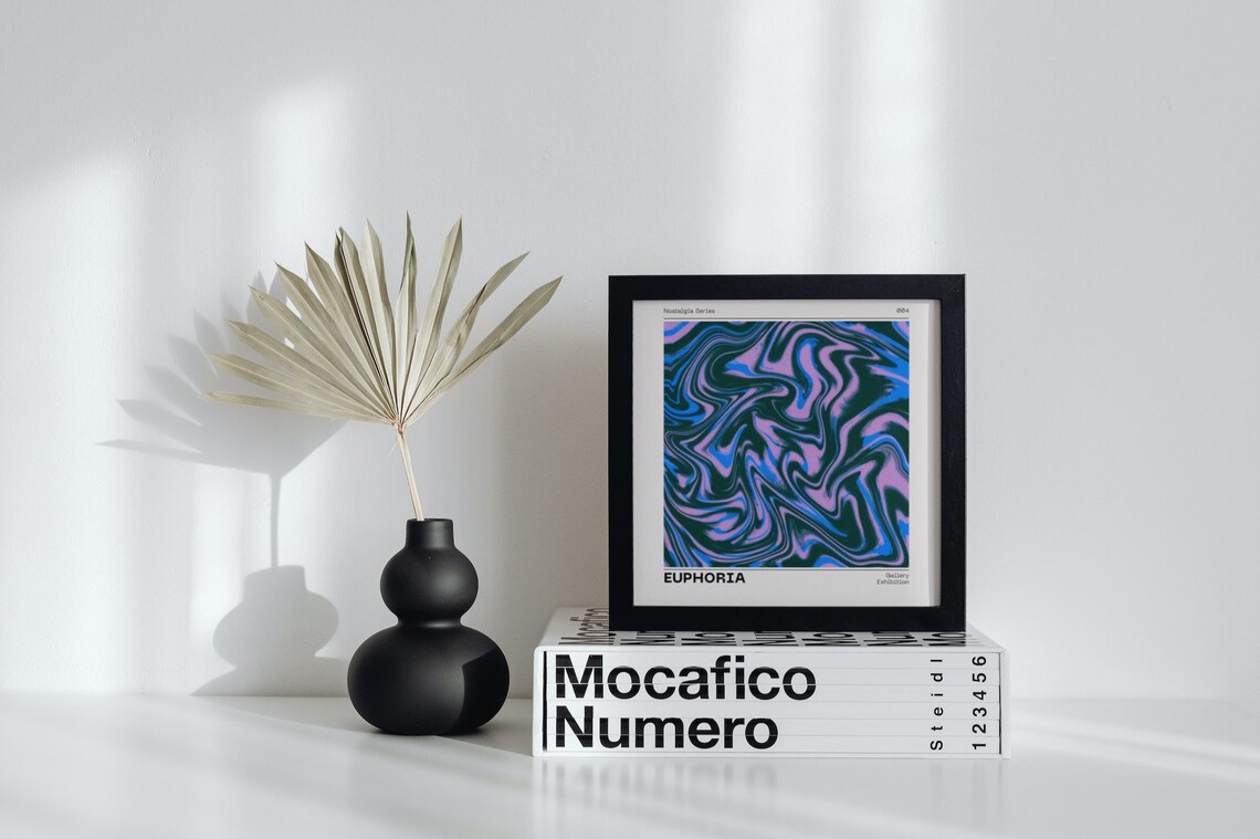 Euphoria Aura Retro Gradient Poster Print - Image 3