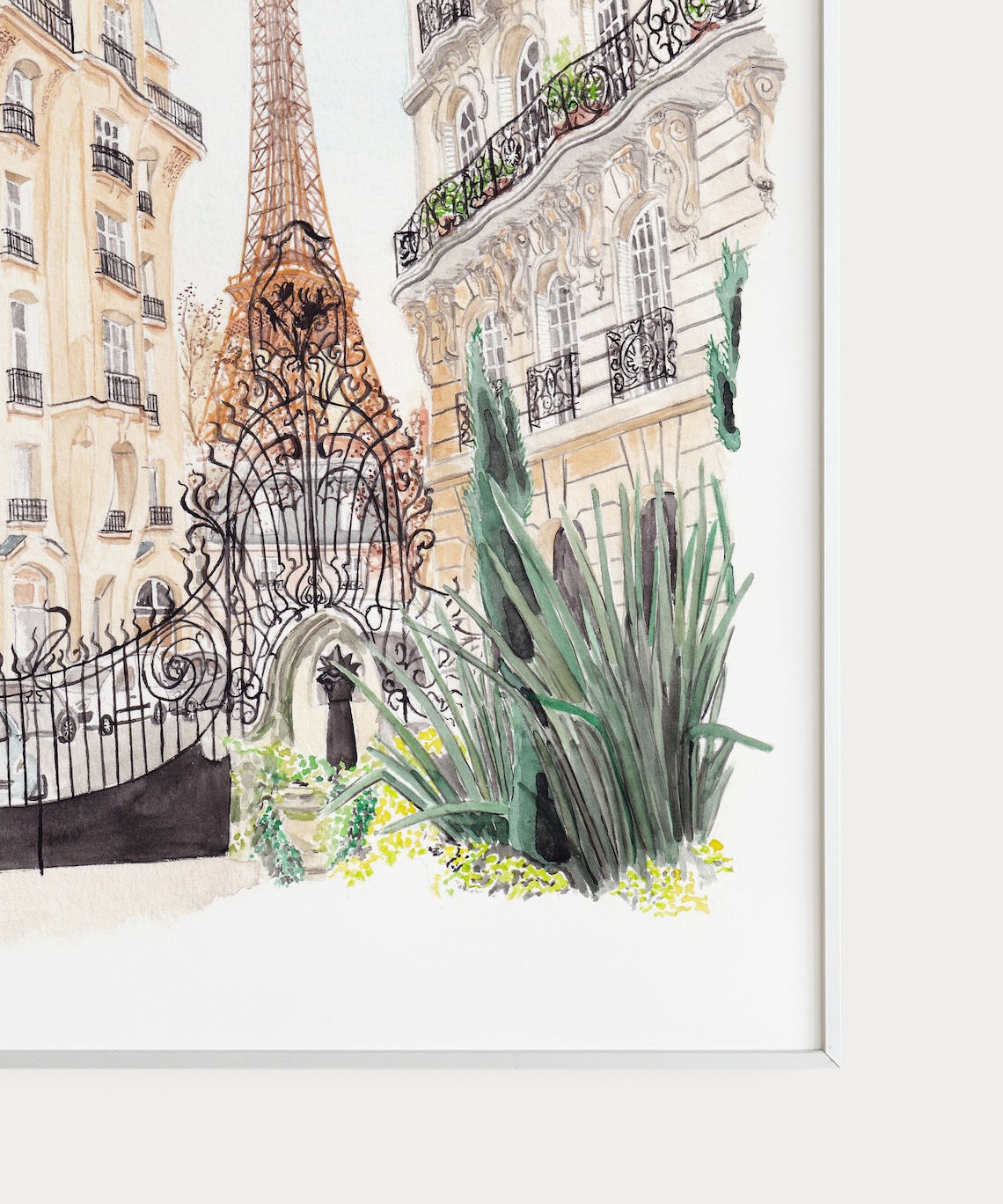 Paris, France Eiffel Tower Travel Poster Art Print - Image 3