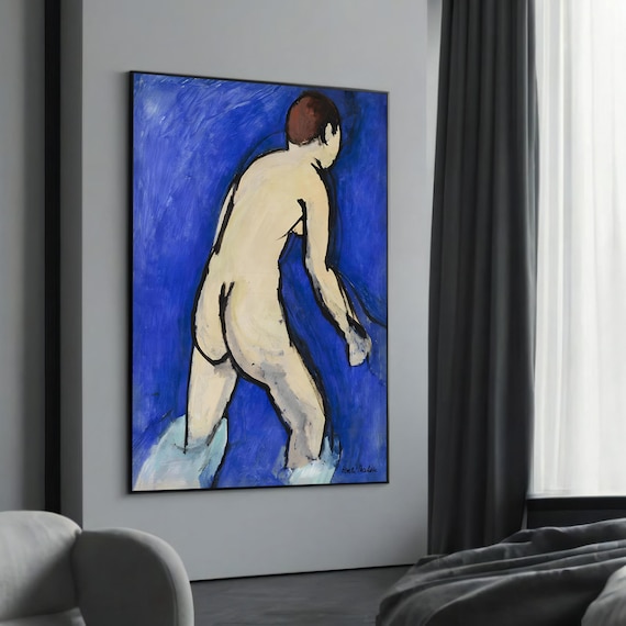 Henri Matisse Blue Bather Bold Nude Figure Oil Painting Poster