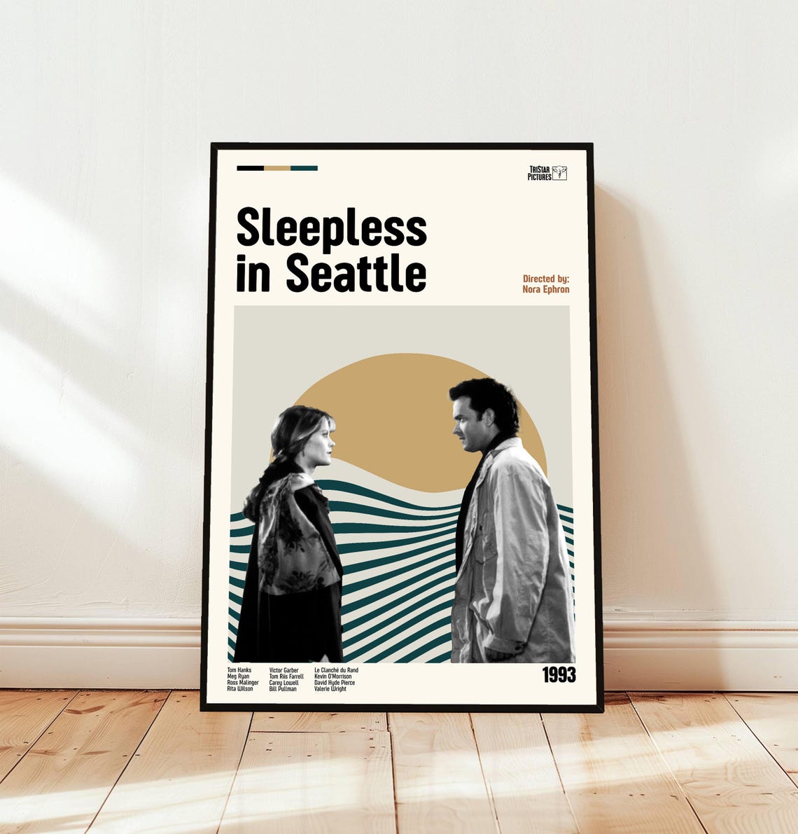 Sleepless in Seattle 1993 Romantic Comedy Minimalist Movie Poster