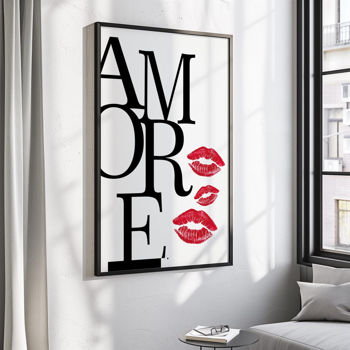 Amore Art, Modern Typography Love Decor - Image 5