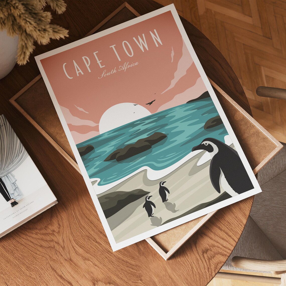 Cape Town Travel Poster, Retro Minimalist Decor - Image 4