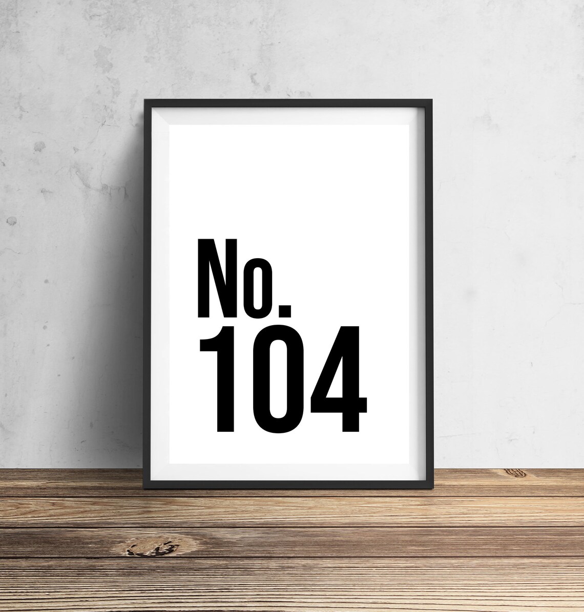 Personalized House Number Sign, Home Art Print