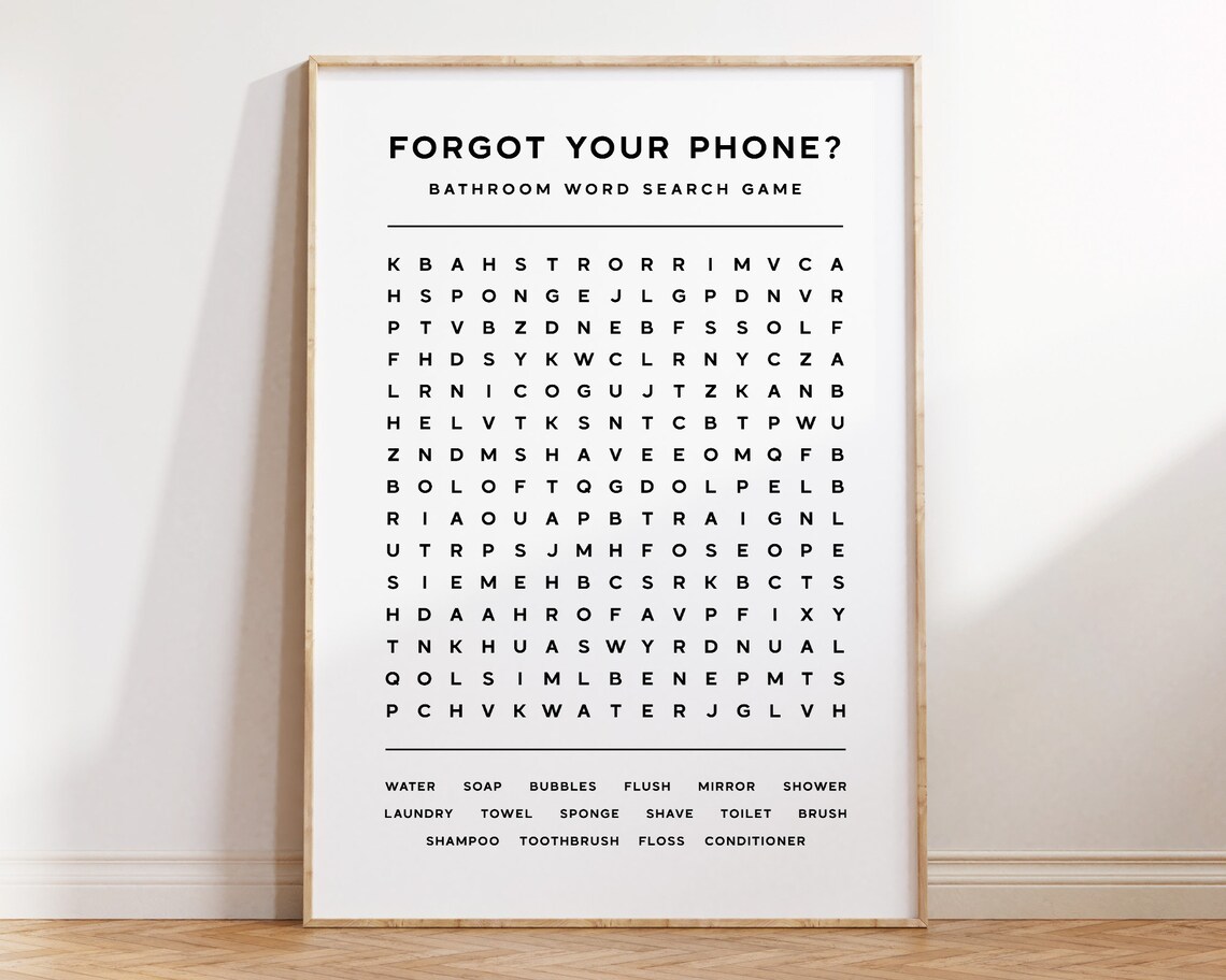 Digital Download Notice Minimalist Typography Seller Card Poster - Image 4