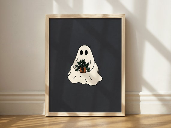 Halloween Plant Print Art Decor Poster