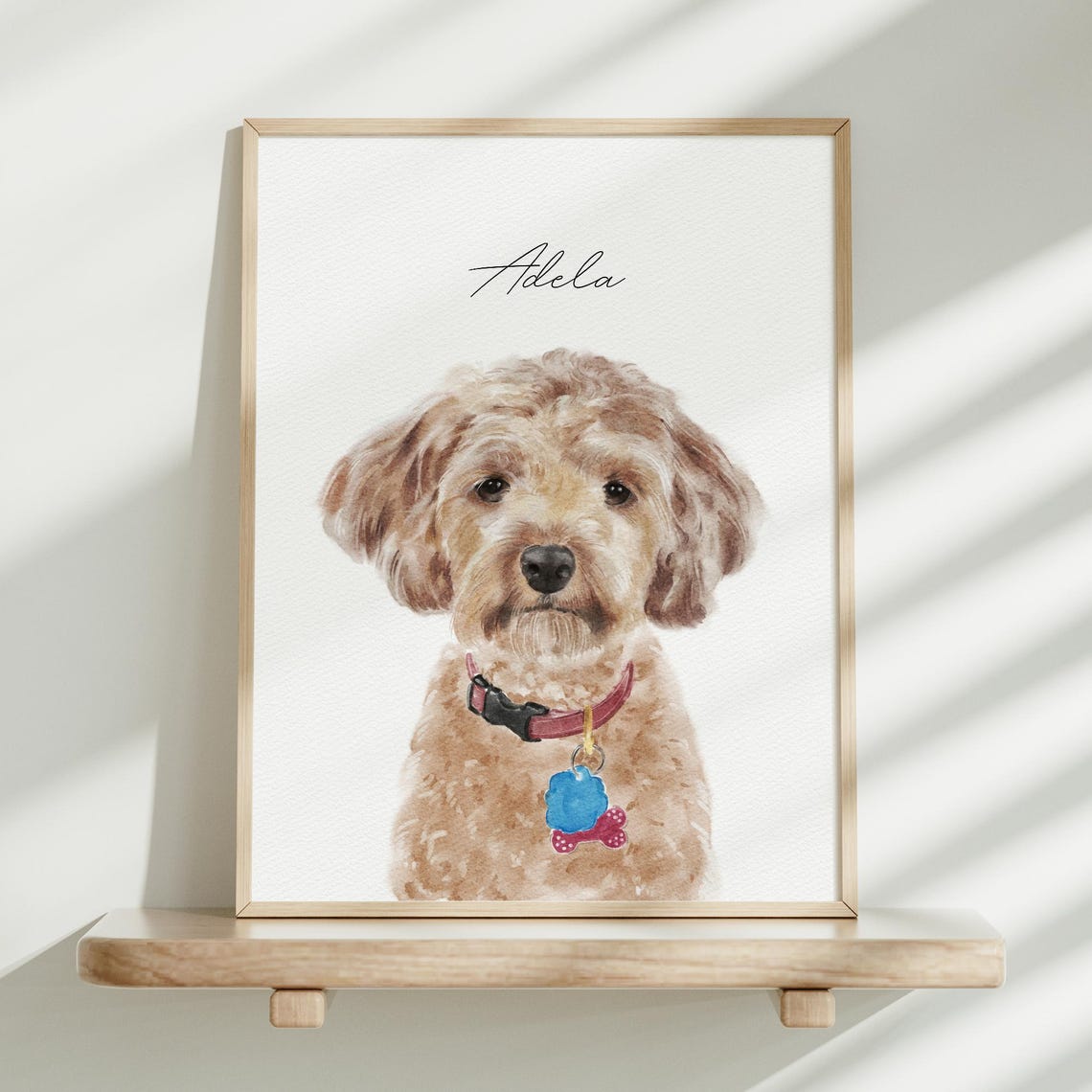 Custom Pet Portrait Dog Portrait From Photo Watercolor Pet Painting Pet Memorial Gift Personalized Pet Gift Gift For Dog Owner Dog Art - Image 3