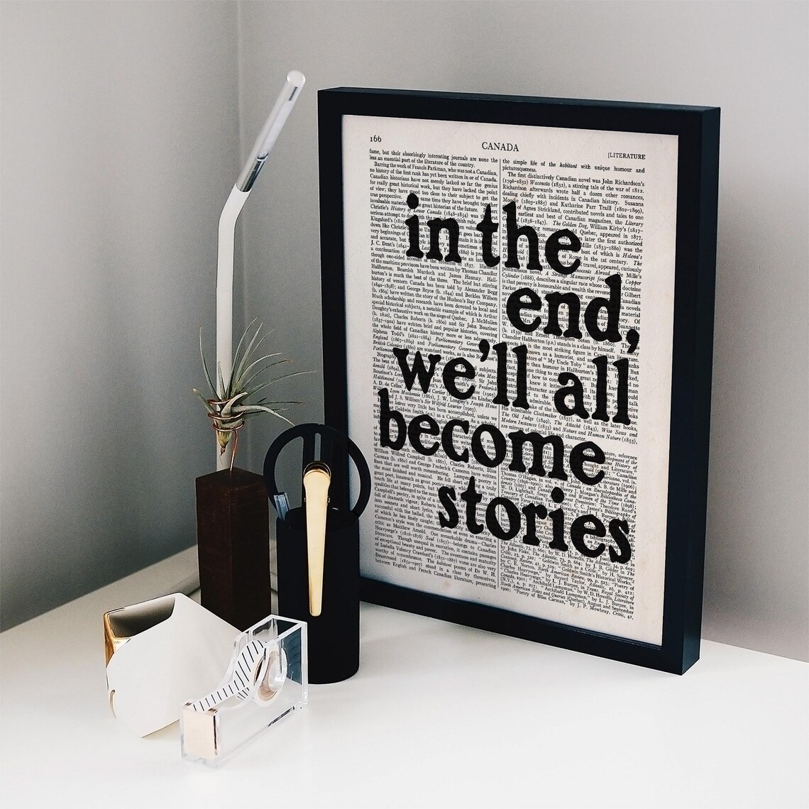 Margaret Atwood Quote Art Print, Reading Nook Decor - Image 2