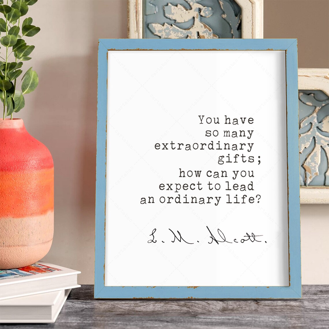 Little Women by Louisa May Alcott, Book Lovers Poster Print - Image 3