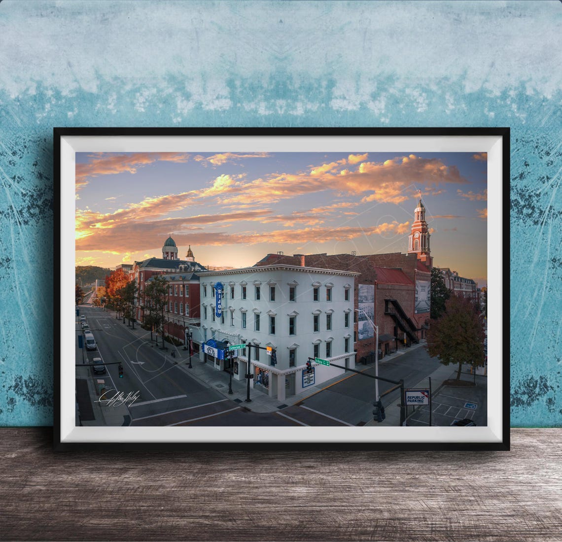 Bijou Theater Knoxville Downtown Dawn Street Historic Landmark Poster