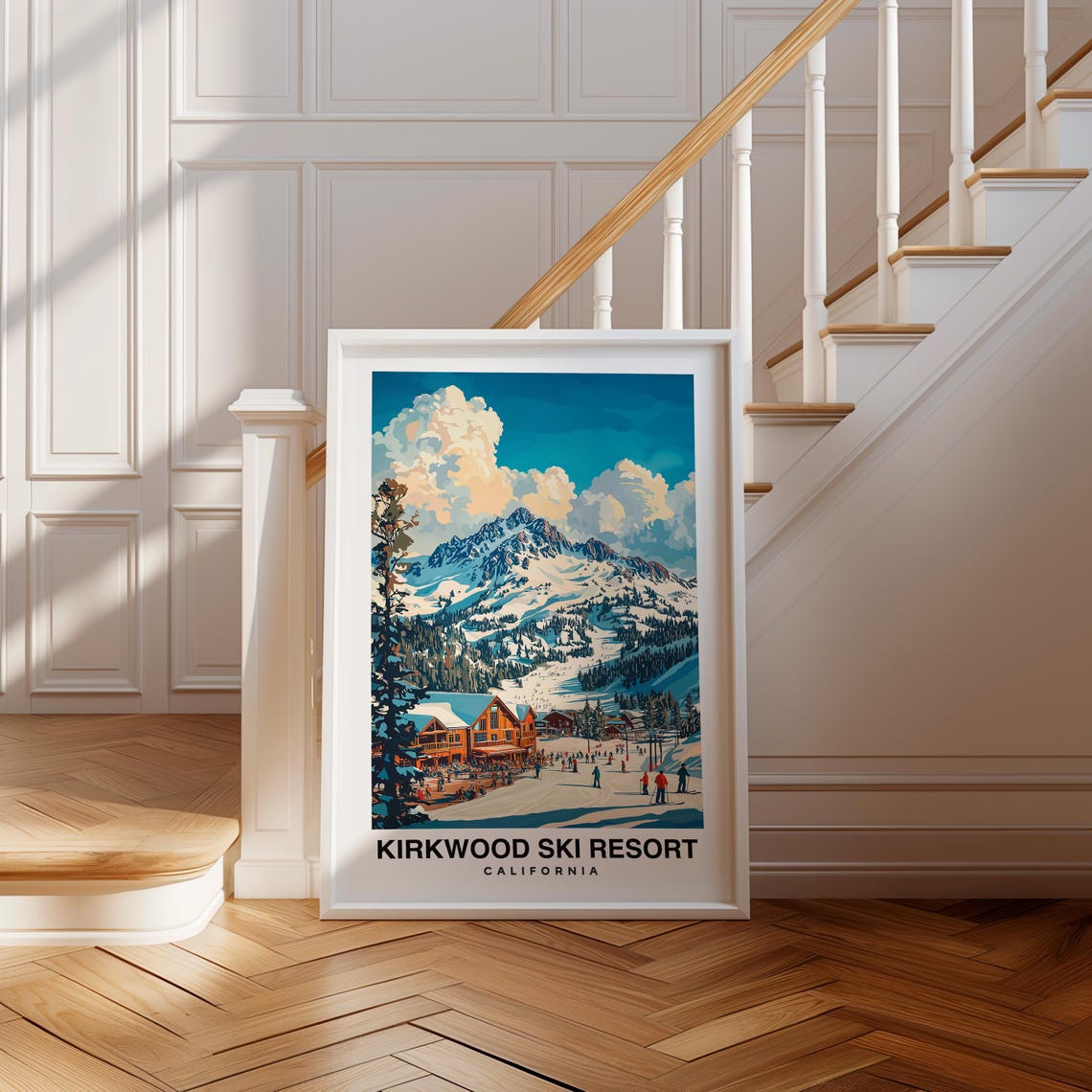 Kirkwood Ski Resort Poster California California Print Kirkwood Ski Resort Travel Gift Kirkwood Ski Resortgift