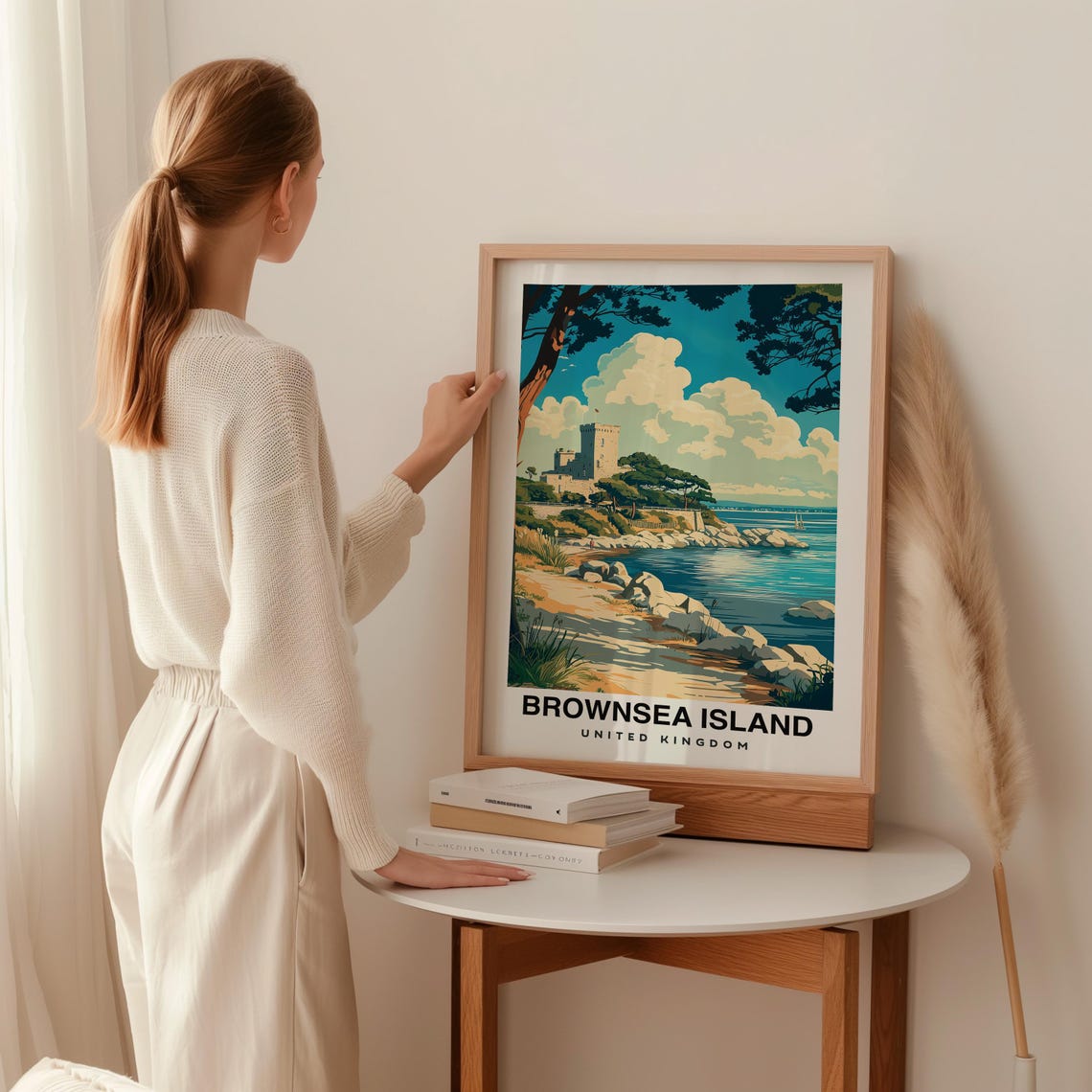 Brownsea Island Print England Poster Travel Wall Art Coastal Print Scenic Art Nature Decor Island Landscape Travel Poster - Image 2