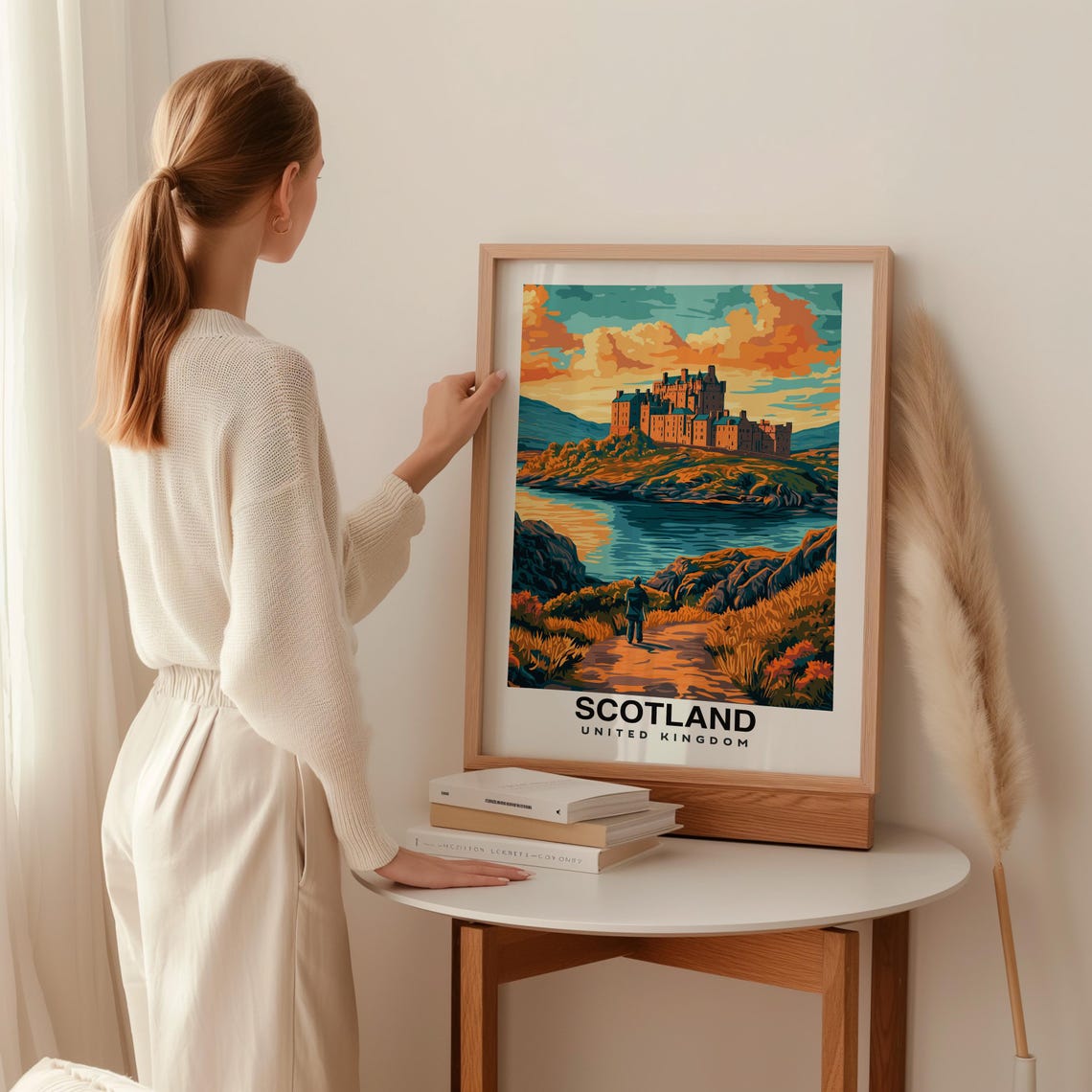 Scotland Scotland Travel Poster United Kingdom City Scotland Poster Birthday Present Wedding Gift Uk Tourism - Image 2