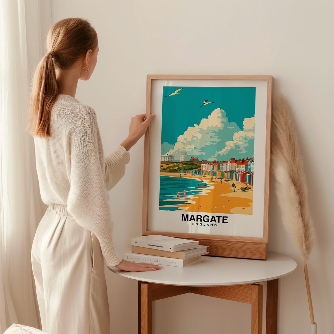 Margate United Kingdom Travel Print Wall Art Margate United Kingdom City Print Margate United Kingdom Travel Gift Margate Wall Art - Image 2
