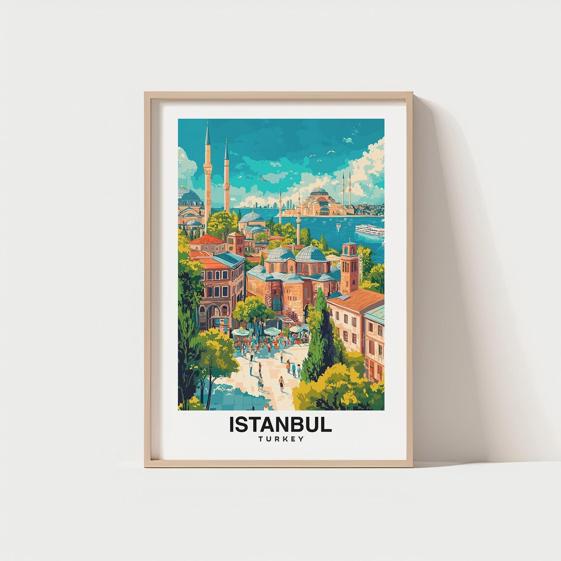 Istanbul Travel Print Turkey Travel Gift Istanbul Turkey Poster Istanbul The Grand Bazaar Gift Istanbul City Print Art
