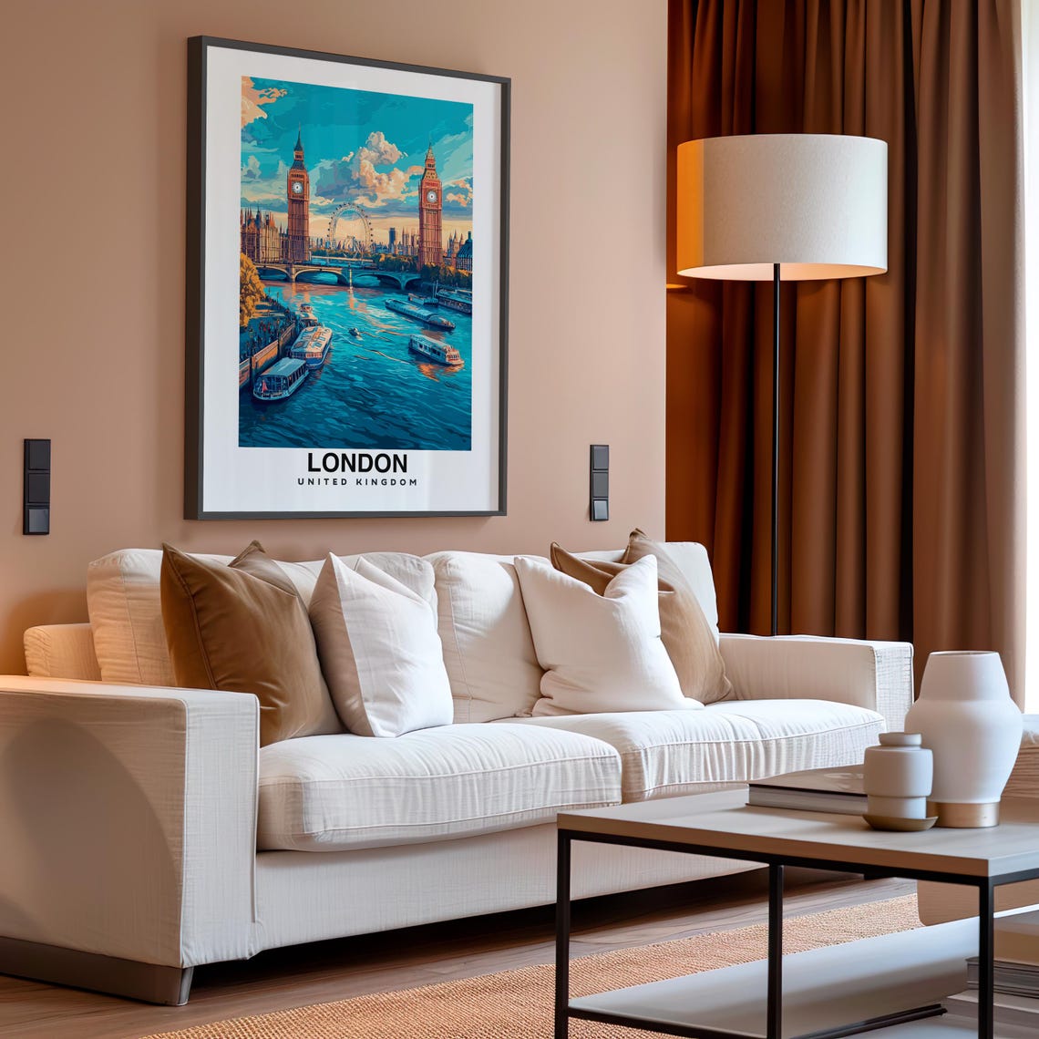 London Print England Poster Travel Wall Art Cityscape Print Uk Poster Urban Art Scenic Decor Historic Print Travel Poster - Image 4