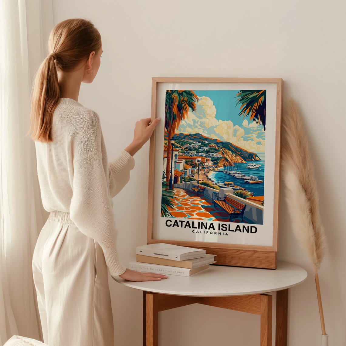 Catalina Island Santa Catalina Travel Print Wall Art Catalina Island Santa Catalina City Print Catalina Island Catalina Island - Image 2