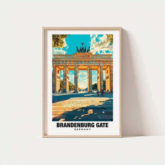 Brandenburg Gate Berlin Germany Quadriga Neoclassical Poster