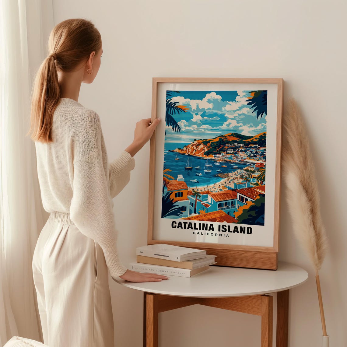 Catalina Island Print Usa Poster Catalina Island Views Catalina Island Beaches Catalina Island Town Usa Charm Catalina Island Beauty - Image 2