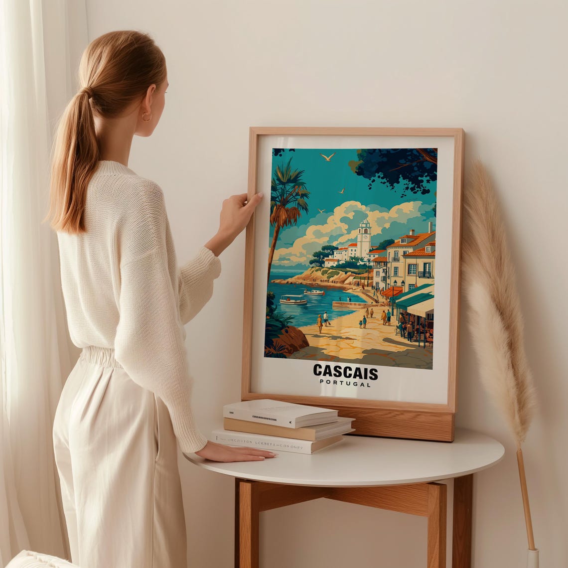 Cascais Print Portugal Poster Cascais Views Cascais Beaches Cascais Town Portugal Charm Cascais Beauty Cascais Heritage Cascais Art - Image 2